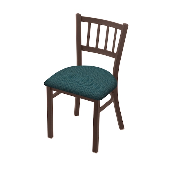 610 Contessa 18" Chair with Bronze Finish and Graph Tidal Seat
